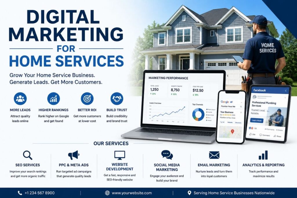 Digital marketing for home services